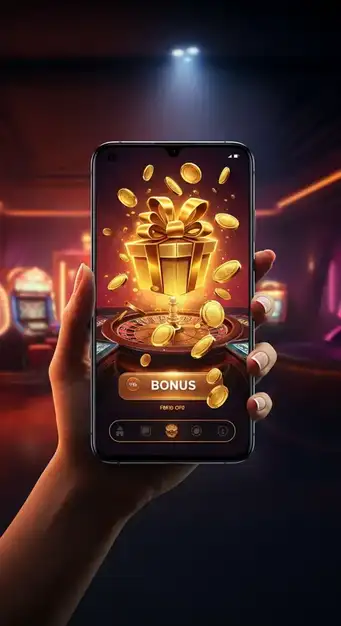 Casino Jackpot Jill bonus banner featuring a diverse array of bonus offers, welcome package details, and free spin promotions with easy-to-read terms and conditions.